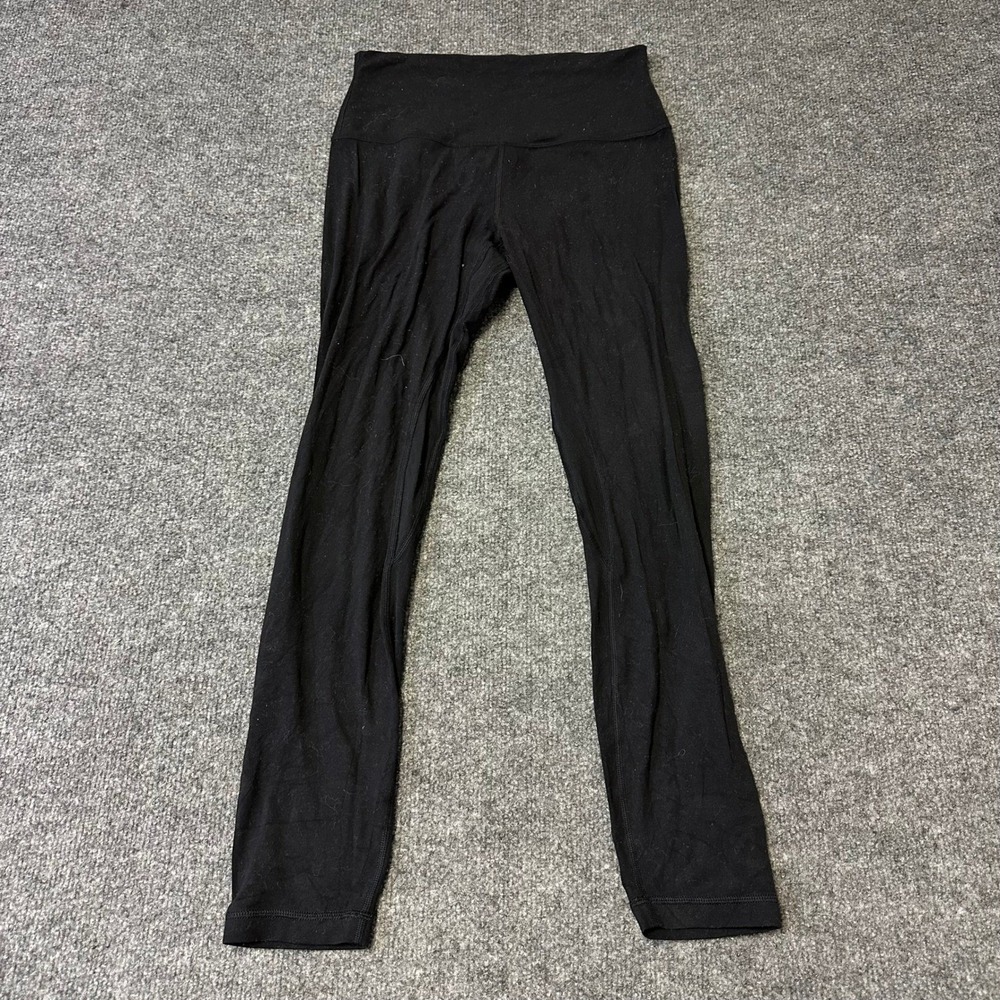 Lululemon Leggings Womens Size 6 Black Align High Rise Nulu Yoga Pants Athletic